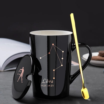 Twelve Constellation Ceramic Cup Set