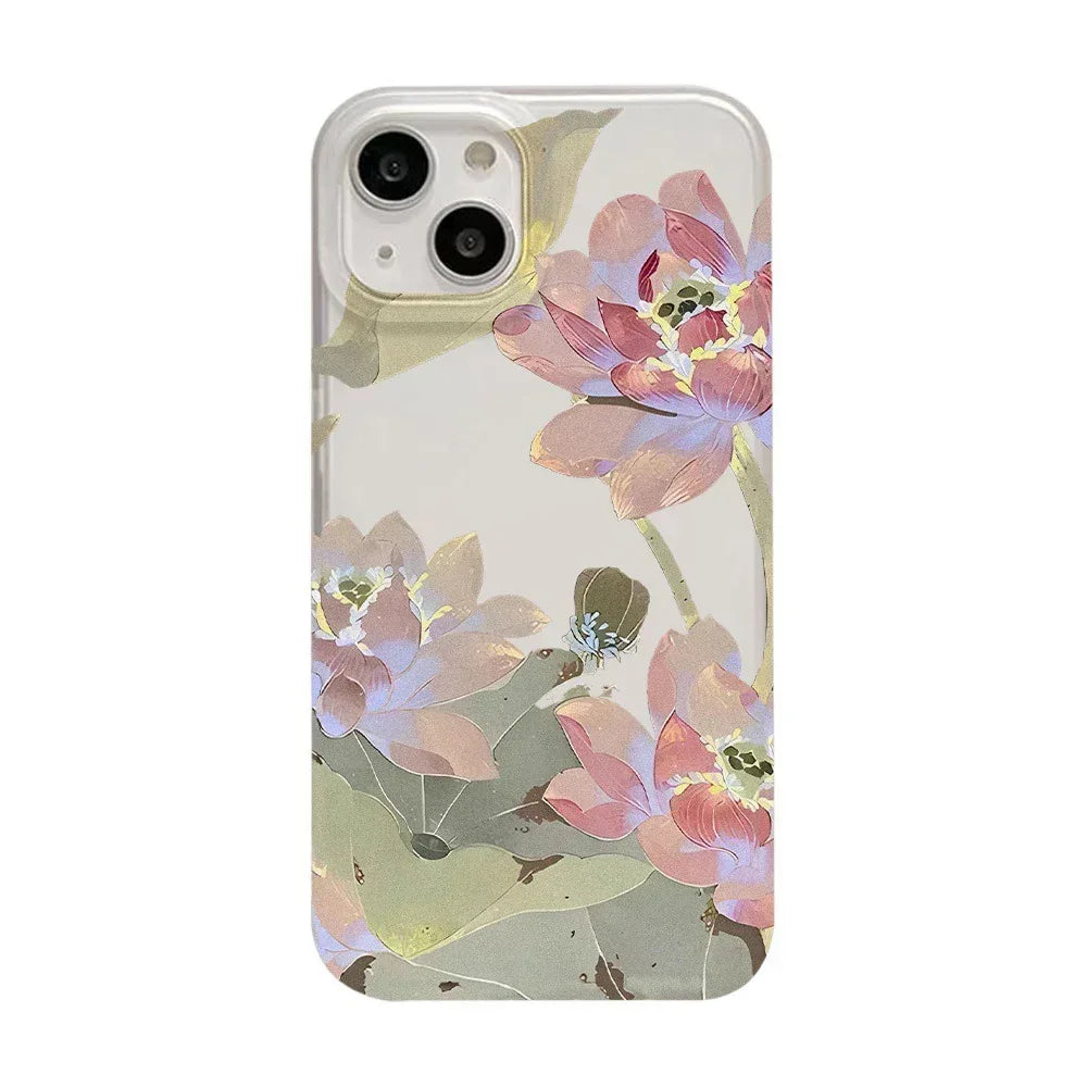 lotus-iphone-case-drop-resistant-case - Viexta