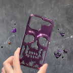 Luxury Plating 3D Skull Phone Case For I-Phone - Viexta