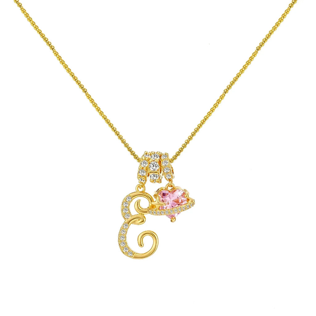 Dopamine 26 English Letter Necklace - Viexta