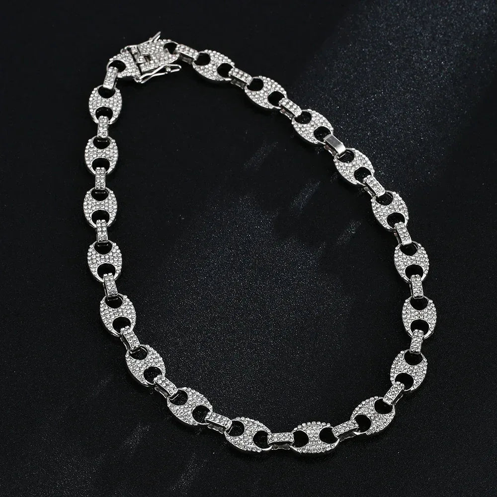 diamond-inlaid-necklace - Viexta