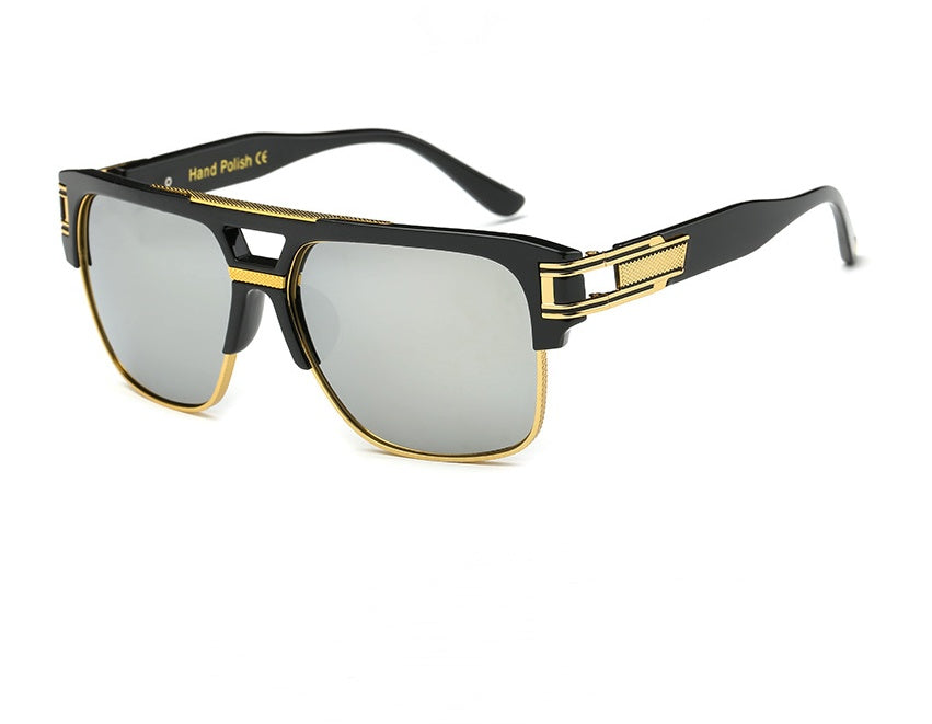 Retro Colorful Reflective Sunglasses