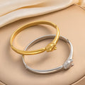 Zircon Leopard Stainless Steel High-end Bracelet - Viexta