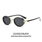 retro-style-steampunk-metal-oval-small-sunglasses - Viexta