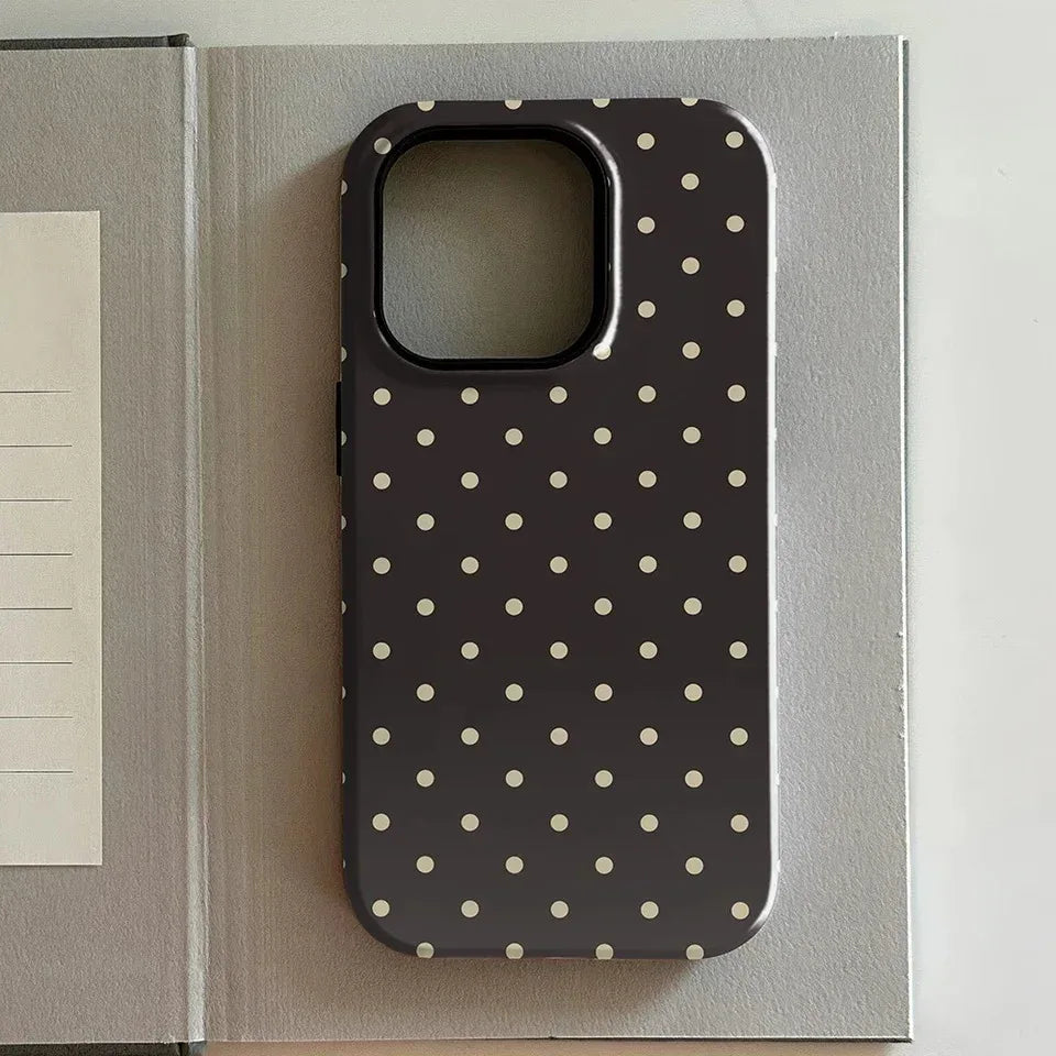 Red Polka-dot iPhone Case - Viexta