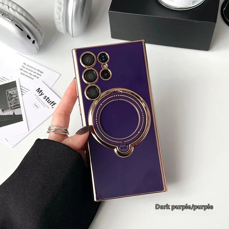 Magnetic Rotating Protective iPhone Case - Viexta