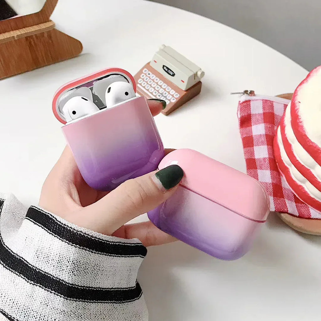Gradient hard shell airpods pro protective cover - Viexta