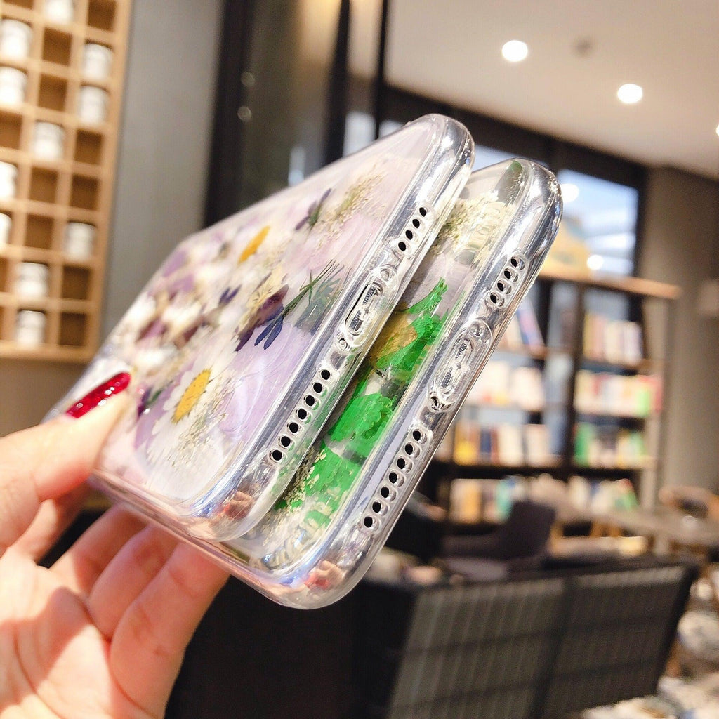 Preserved Flower Epoxy Phone Cases for IPhone - Viexta