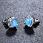 Korean-style Zircon Stud Earrings - Viexta