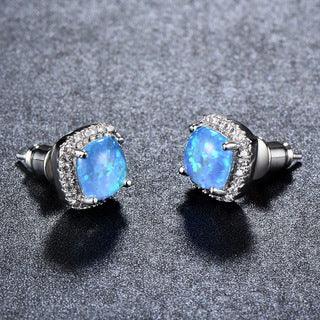 Korean-style Zircon Stud Earrings - Viexta