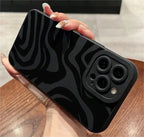 Black Striped Pupil iPhone Case - Viexta
