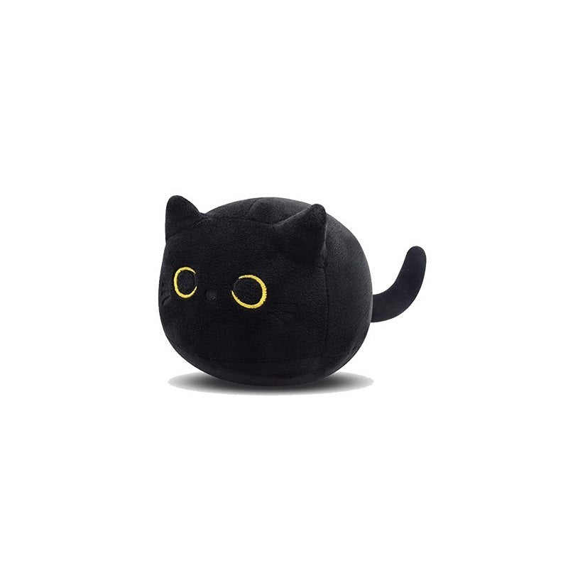 Fluffy Black Cat Plush Toys