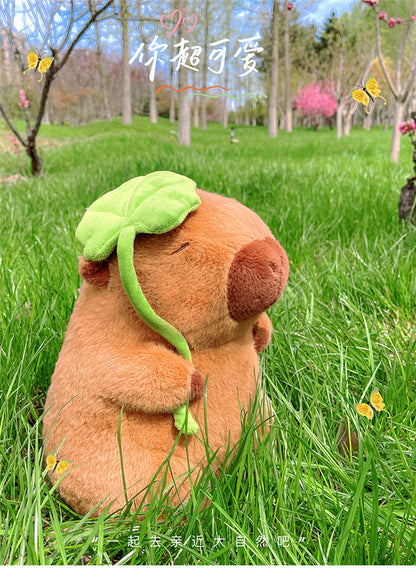 Plush Capybara Figurine Doll