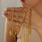 Retro Stainless Steel Pendant Necklace - Viexta
