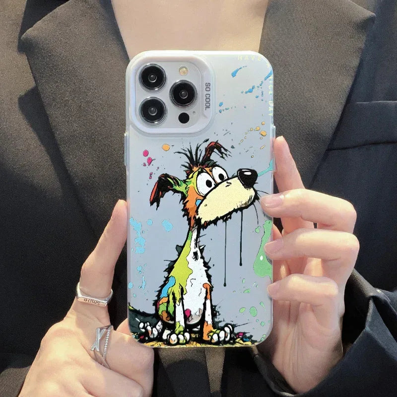 Cartoon Silver iPhone Case - Viexta