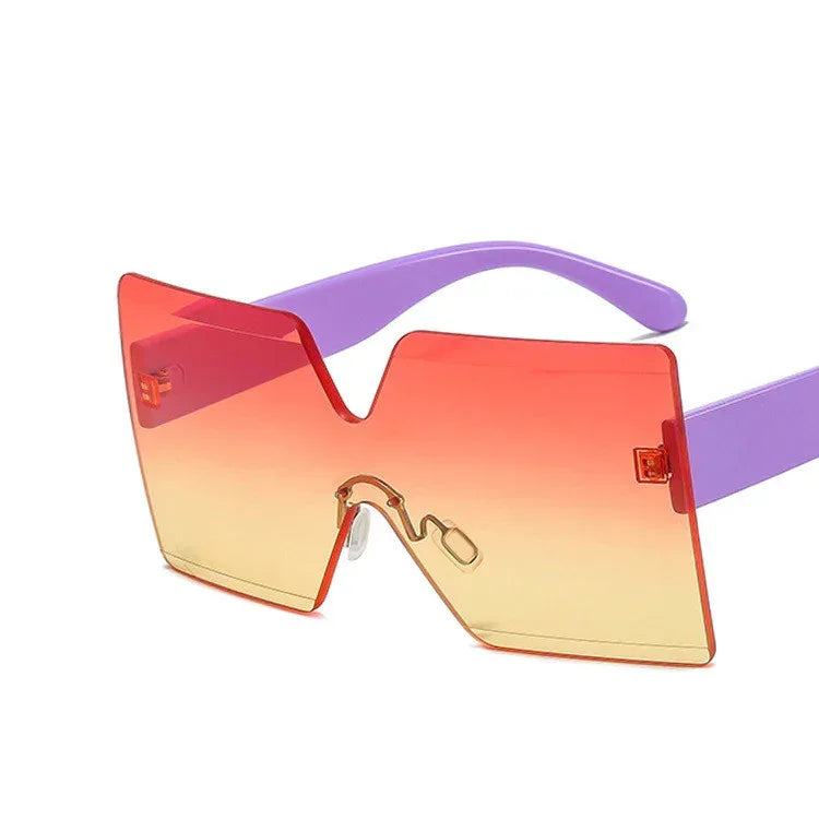 European And American Rimless Sunglasses - Viexta