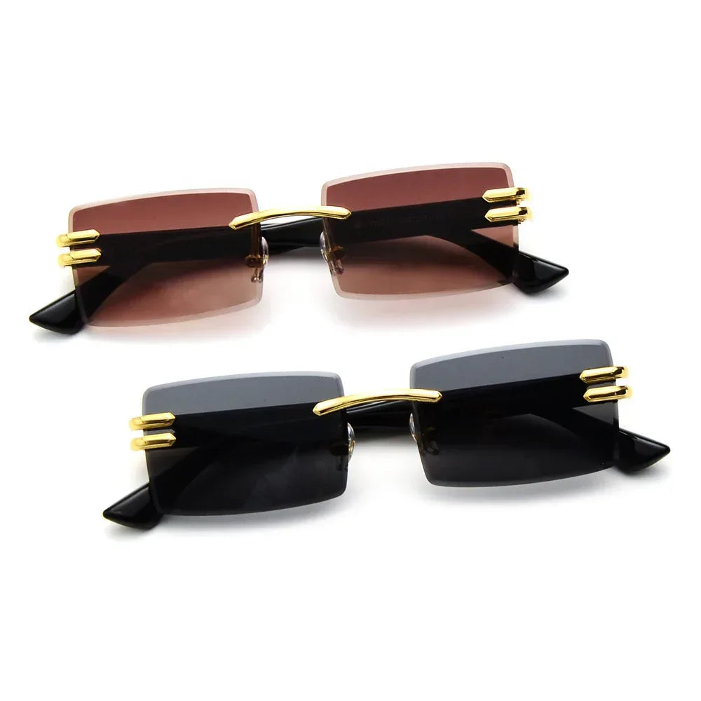 Square Fashion Sunglasses With UV Protection - Viexta