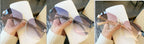 Fashion Large Frame Retro Sunglasses - Viexta