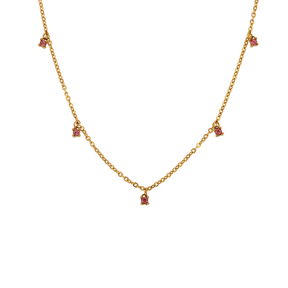 Zircon Clavicle Chain