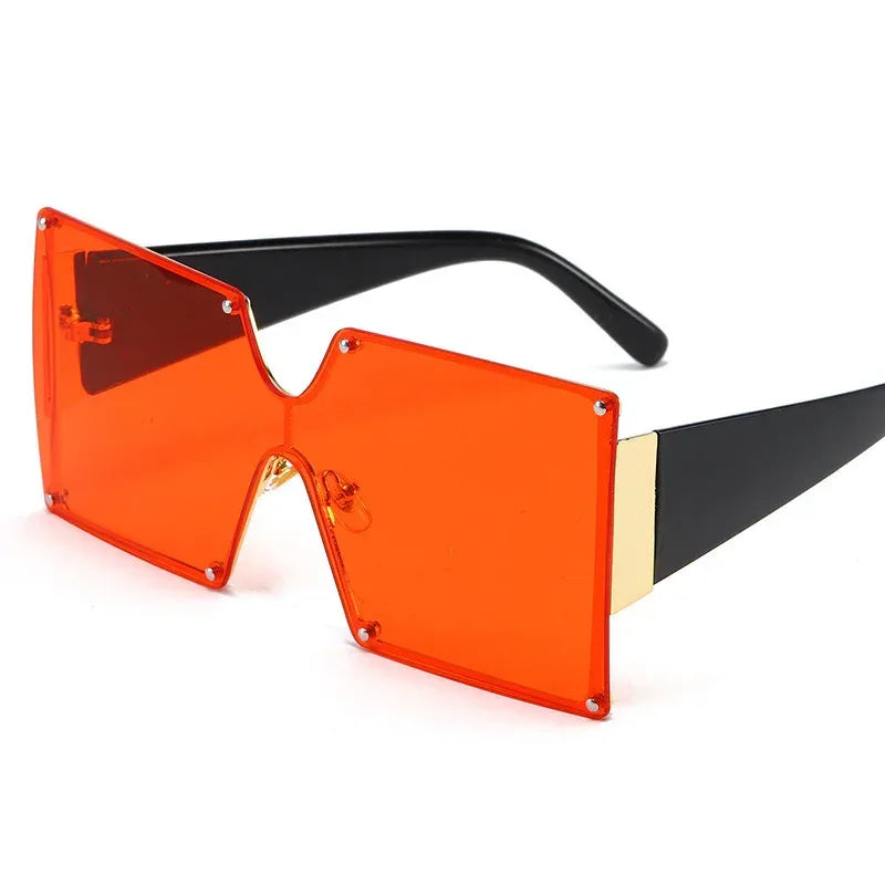 One Piece Square Sunglasses - Viexta