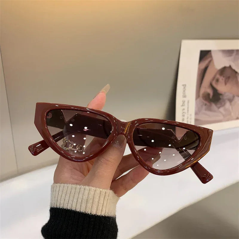 casual-cats-eye-large-rim-sunglasses - Viexta
