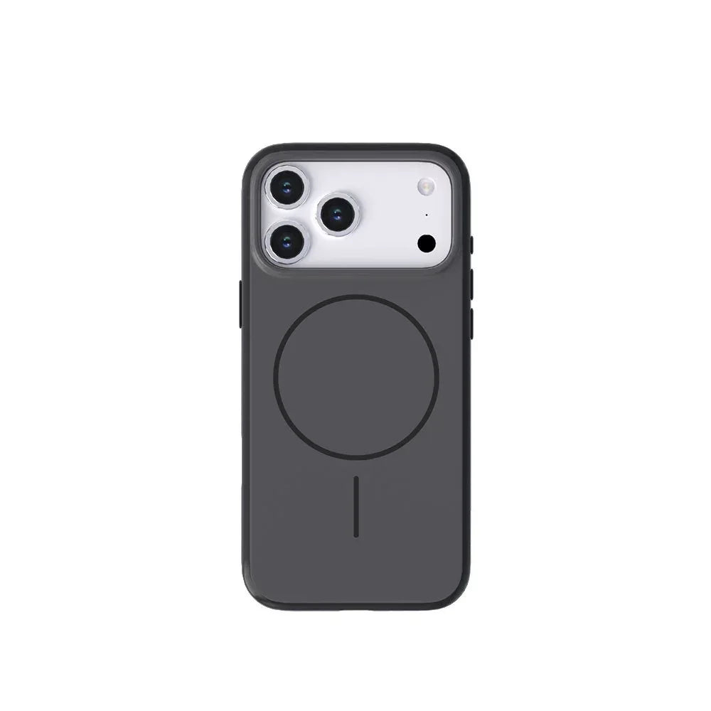 Magnetic Matte Silicone iPhone Case - Viexta
