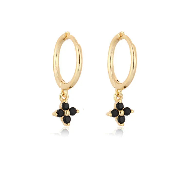 flower-rhinestone-earrings - Viexta
