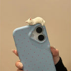 Cute Polka-dot Cat iPhone Case - Viexta