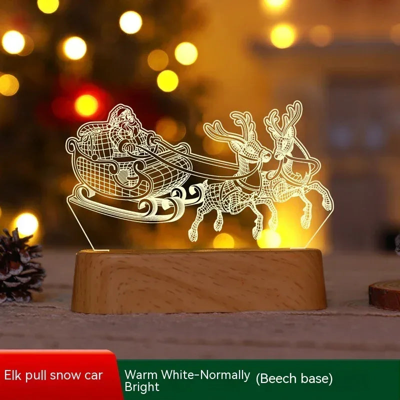 Christmas Decoration 3D Lamp - Viexta