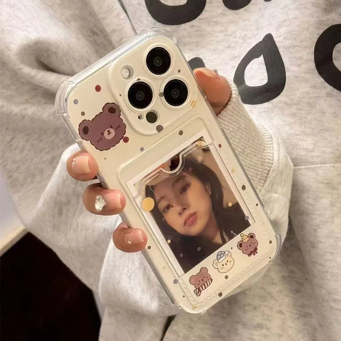 Cartoon Bear iPhone Case - Viexta