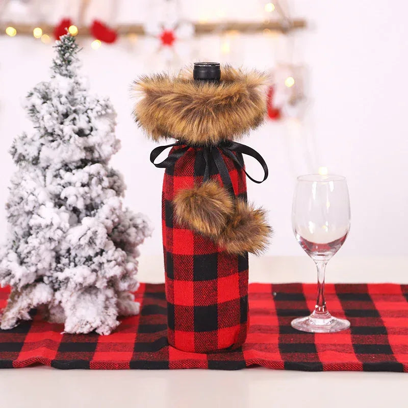christmas-decorations-christmas-wine-bottle-socks - Viexta