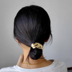 Hair Rope Geometric Ellipse Glossy High-elastic Rubber Band