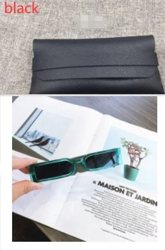 Rectangle Frame Fashion Sunglasses - Viexta