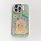 Blue Light Epoxy Sheep Silicone iPhone Case - Viexta