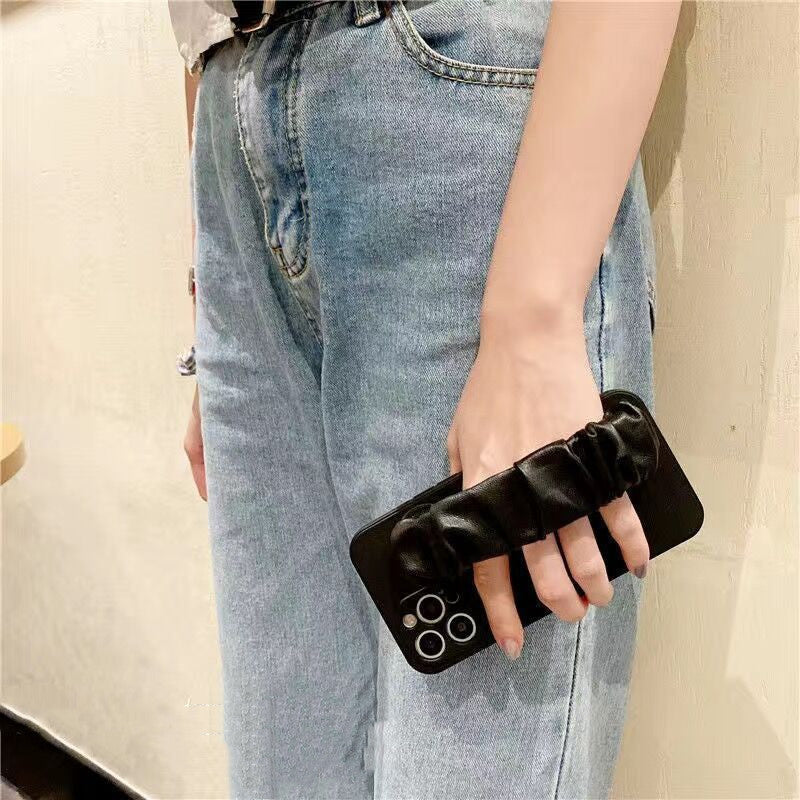 Leather Wristband All-inclusive iPhone Case