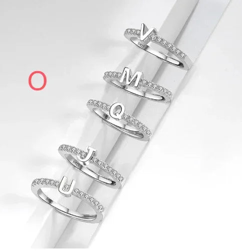 s925-sterling-silver-micro-inlaid-letters-ring - Viexta