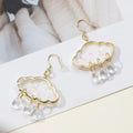 Colorful Clouds Raindrops Earrings - Viexta