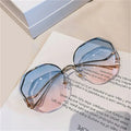 womens-temperament-anti-uv-rimless-glasses - Viexta