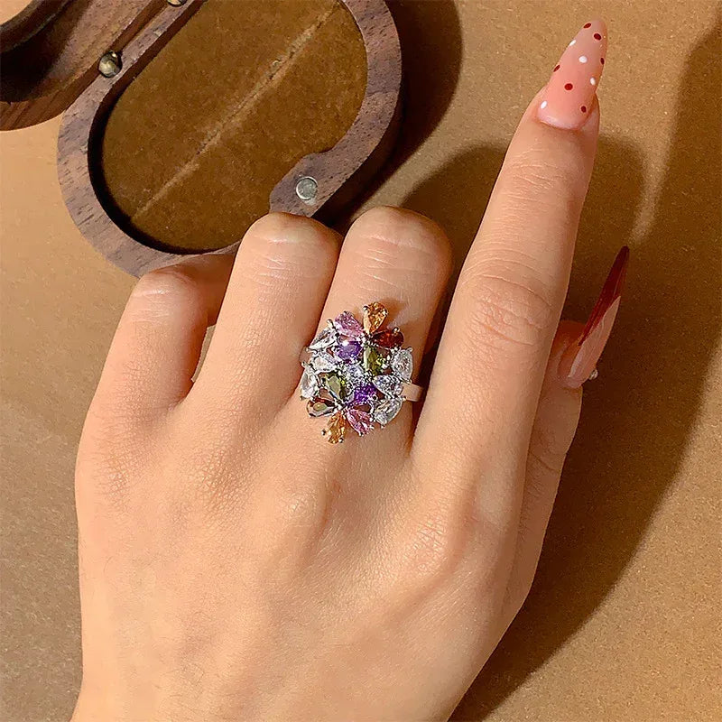 Colorful Zircon Ring - Viexta