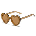 Peach Heart Sunglasses For Women - Viexta