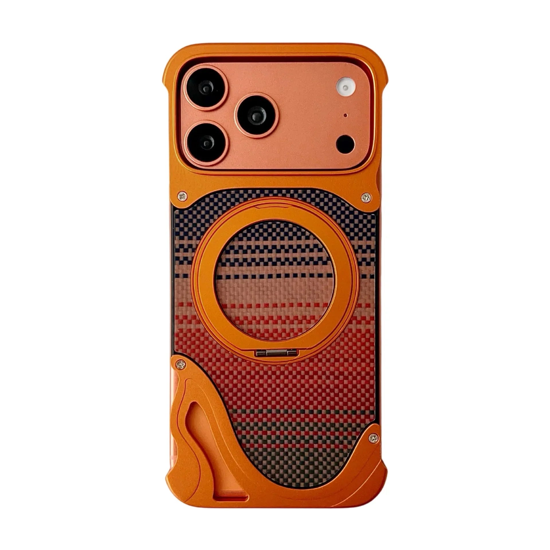 Metal Magnetic Mount Carbon Fiber iProtective Case