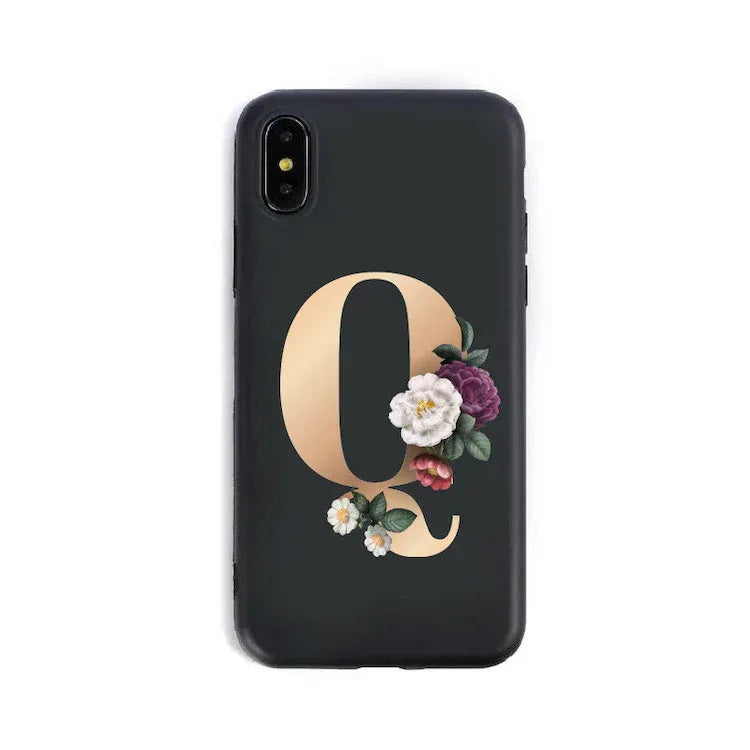 26 English Alphabet Silicone Phone Cases for IPHONE - Viexta