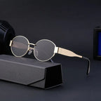 Fashion Retro Oval Sunglasses For Women - Viexta