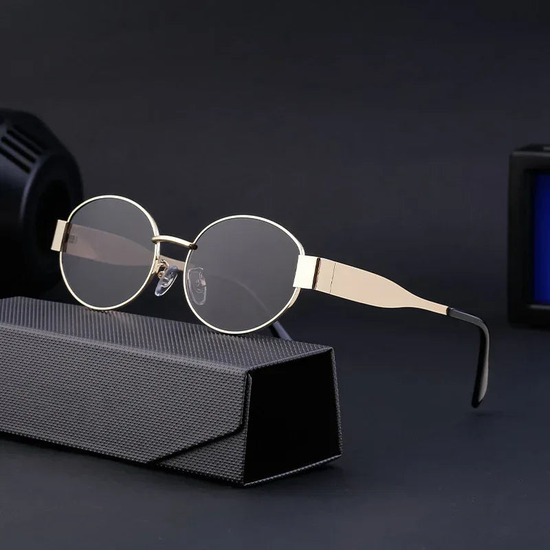Fashion Retro Oval Sunglasses For Women - Viexta