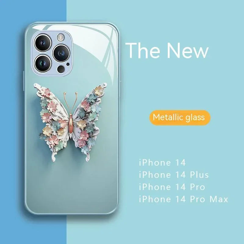 fairy-butterfly-glass-iphone-case - Viexta