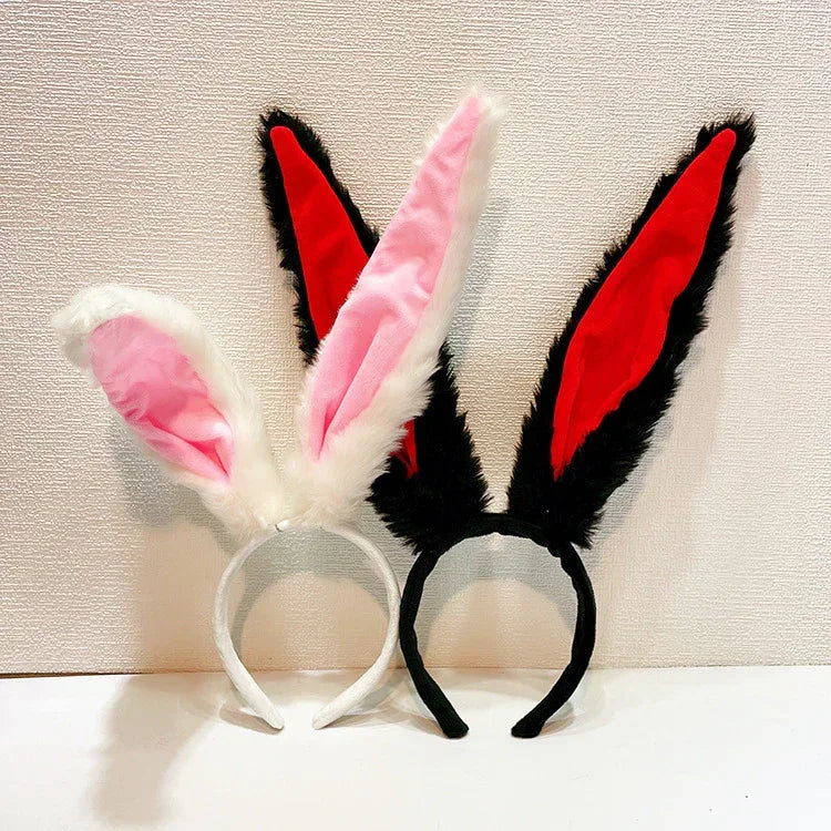 Plush Long Rabbit Ears Hair Accessories - Viexta