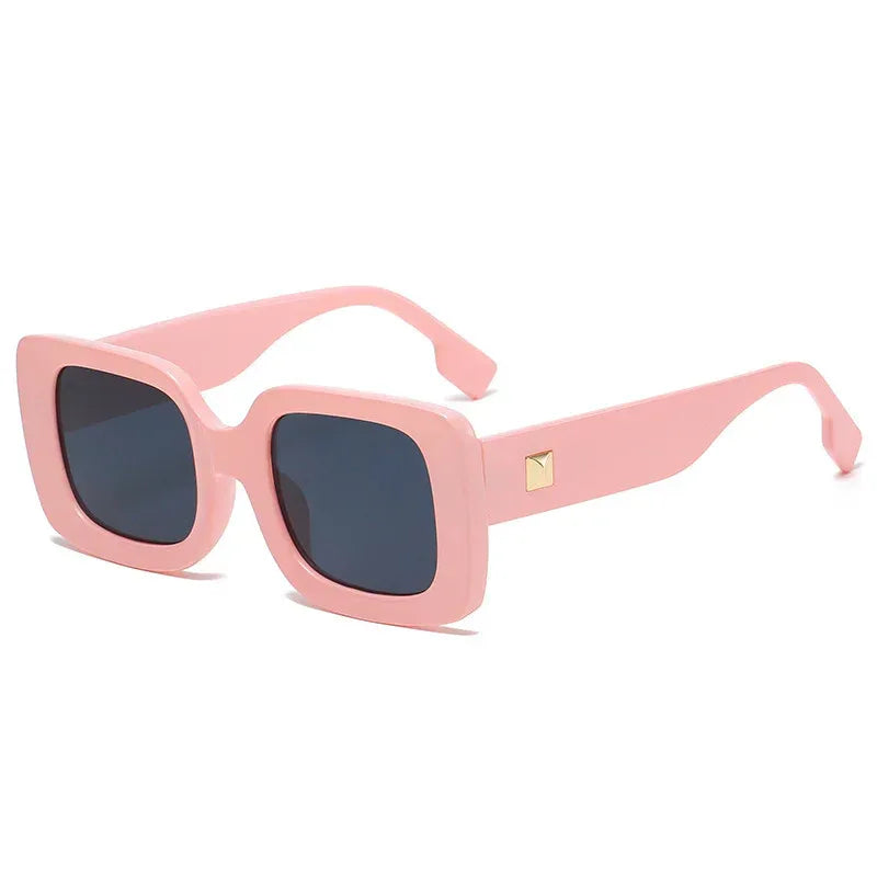 New Retro Square Large Frame Sunglasses - Viexta