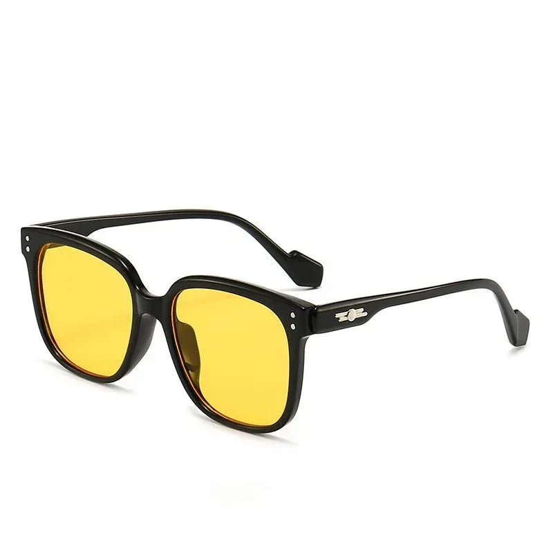 Retro Large Frame Glasses - Viexta
