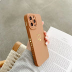 Angel Eye Bronzing Solid Color iPhone Case - Viexta