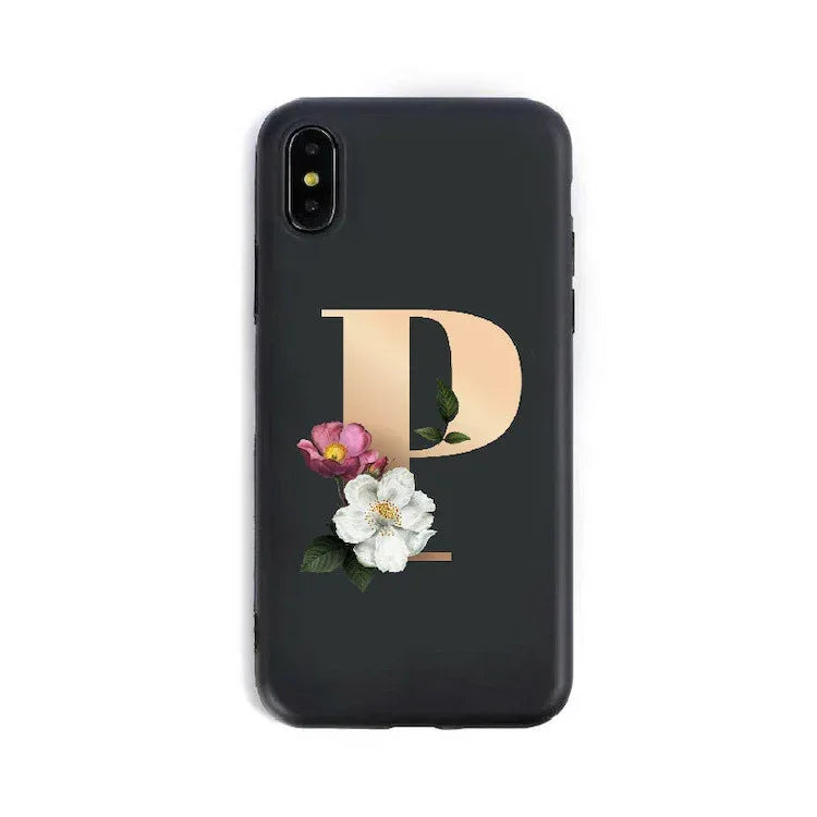 26 English Alphabet Silicone Phone Cases for IPHONE - Viexta
